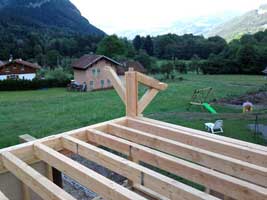 Menuiserie CJR construction d'un chalet