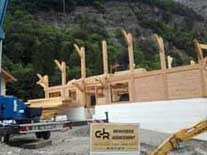 Menuiserie CJR construction d'un chalet