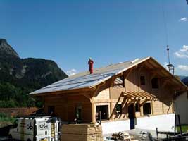 Menuiserie CJR construction d'un chalet